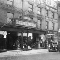 The site of James Taylor’s chemist shop, 21 Cheapside